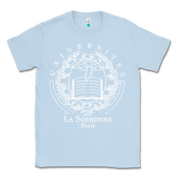 Dusty Blue Universite Paris La Sorbonne Classic Tee - InspiraDesign