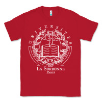 Red Universite Paris La Sorbonne Classic Tee - InspiraDesign