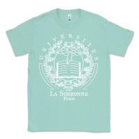 Seafoam Universite Paris La Sorbonne Classic Tee - InspiraDesign