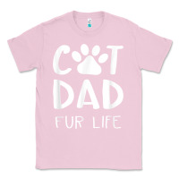 Bubblegum Pink funny cat dad fathers day gift shirt fur life cat tee Classic Tee - InspiraDesign