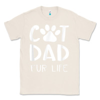 Natural funny cat dad fathers day gift shirt fur life cat tee Classic Tee - InspiraDesign