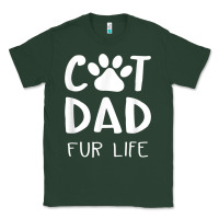 Sports Green funny cat dad fathers day gift shirt fur life cat tee Classic Tee - InspiraDesign