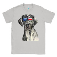Moon Dust great dane sunglasses american usa flag 4th of july fourth t shirt Classic Tee - InspiraDesign