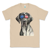 Mushroom great dane sunglasses american usa flag 4th of july fourth t shirt Classic Tee - InspiraDesign