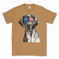 Toasted Coconut great dane sunglasses american usa flag 4th of july fourth t shirt Classic Tee - InspiraDesign