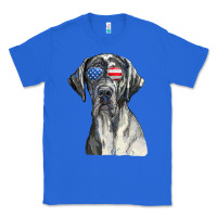True Royal great dane sunglasses american usa flag 4th of july fourth t shirt Classic Tee - InspiraDesign