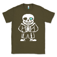 Army Green undertale sans Classic Tee - InspiraDesign