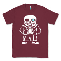Burgundy undertale sans Classic Tee - InspiraDesign