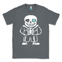 Charcoal Heather undertale sans Classic Tee - InspiraDesign