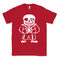 Red undertale sans Classic Tee - InspiraDesign