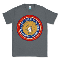 Charcoal Heather IBEW electrician Classic Tee - InspiraDesign