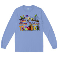 Colony Blue one spook tacular teacher Long Sleeve Tee - BarkalooDesign