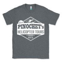 Charcoal Heather Pinochet Helicopter Tours Classic Tee - InspiraDesign