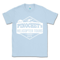 Dusty Blue Pinochet Helicopter Tours Classic Tee - InspiraDesign