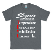 Charcoal Heather Sepsis Awareness  Know Sepsis Signs  Sepsis Surviv Classic Tee - InspiraDesign