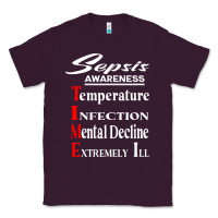 Plum Sepsis Awareness  Know Sepsis Signs  Sepsis Surviv Classic Tee - InspiraDesign