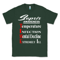 Sports Green Sepsis Awareness  Know Sepsis Signs  Sepsis Surviv Classic Tee - InspiraDesign