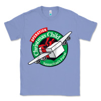 Colony Blue Samaritan's Purse Operation Christmas Child funny Raglan Baseball Tee Classic Tee - InspiraDesign