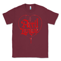Burgundy avril lavigne Classic Tee - InspiraDesign
