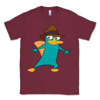 Burgundy Perry The Platypus Classic Tee - InspiraDesign