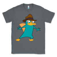 Charcoal Heather Perry The Platypus Classic Tee - InspiraDesign