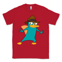 Red Perry The Platypus Classic Tee - InspiraDesign