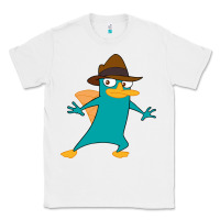 White Perry The Platypus Classic Tee - InspiraDesign
