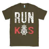 Army Green RUN k8s Classic Tee - InspiraDesign