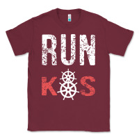 Burgundy RUN k8s Classic Tee - InspiraDesign