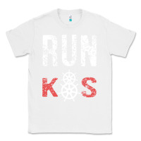 White RUN k8s Classic Tee - InspiraDesign