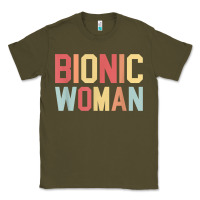 Army Green bionic woman injury accident broken hip leg arm surgery t shirt Classic Tee - InspiraDesign