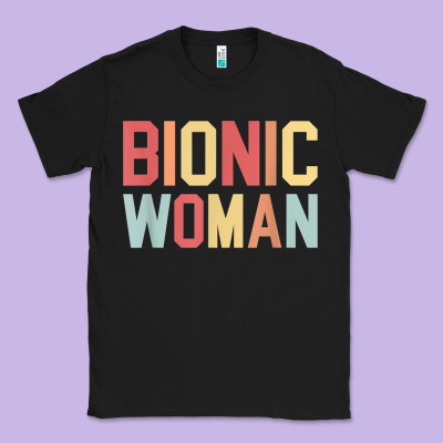 Bionic Woman Injury Accident Broken Hip Leg Arm Surgery T Shirt Classic Tee Designed By Inspiradesign