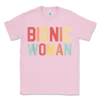 Bubblegum Pink bionic woman injury accident broken hip leg arm surgery t shirt Classic Tee - InspiraDesign