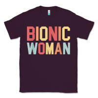 Plum bionic woman injury accident broken hip leg arm surgery t shirt Classic Tee - InspiraDesign