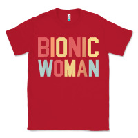Red bionic woman injury accident broken hip leg arm surgery t shirt Classic Tee - InspiraDesign