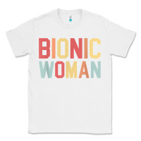 White bionic woman injury accident broken hip leg arm surgery t shirt Classic Tee - InspiraDesign