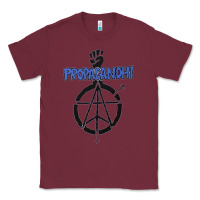 Burgundy propagandhi Classic Tee - InspiraDesign