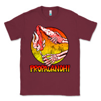 Burgundy Propagandhi Merch Essential Classic Tee - InspiraDesign