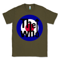 Army Green rock and roll Classic Tee - InspiraDesign