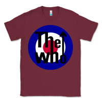 Burgundy rock and roll Classic Tee - InspiraDesign