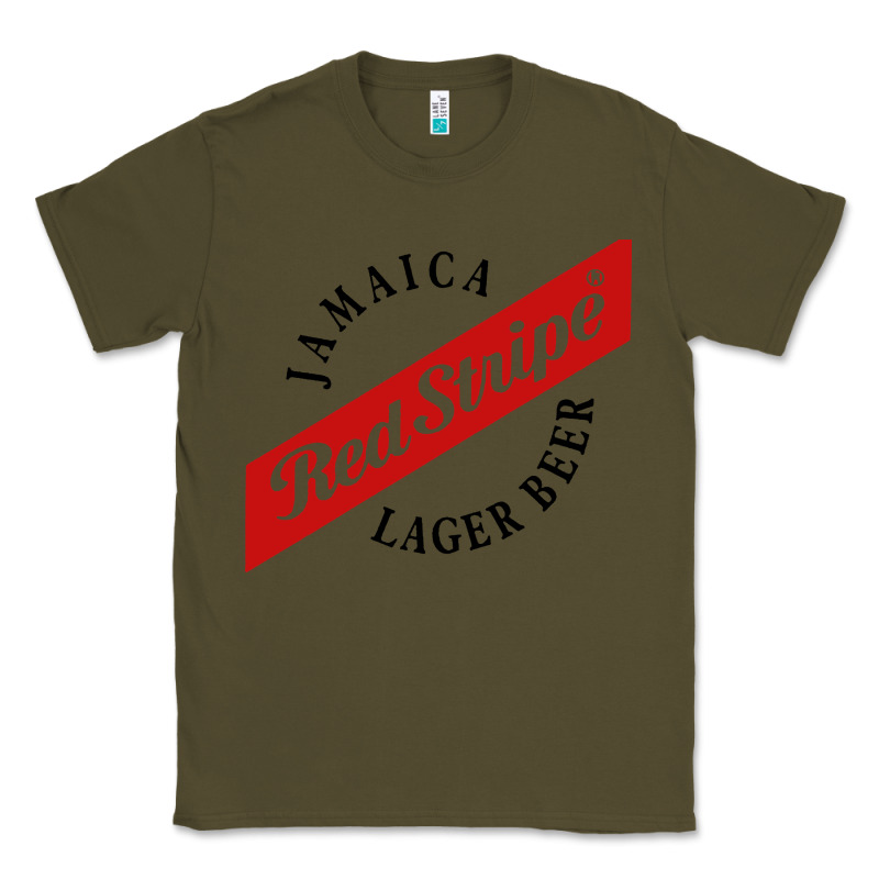 Jamaica Red Stripe Lager Beer Classic Tee by InspiraDesign | Teevron