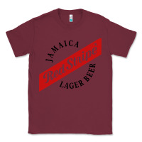 Burgundy jamaica red stripe lager beer Classic Tee - InspiraDesign