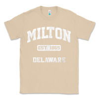 Mushroom milton delaware de vintage state athletic style t shirt Classic Tee - InspiraDesign