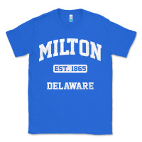 True Royal milton delaware de vintage state athletic style t shirt Classic Tee - InspiraDesign