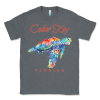 Cedar Key Florida Watercolor Sea Turtle Sweatshirt Classic Tee | Teevron