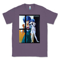 Lavender Neon Genesis Evangelion Rei Ayanami Classic Tee - InspiraDesign
