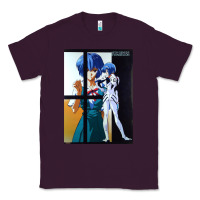 Plum Neon Genesis Evangelion Rei Ayanami Classic Tee - InspiraDesign