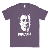 Lavender dracula vampire classic horror flick white t shirt Classic Tee - InspiraDesign