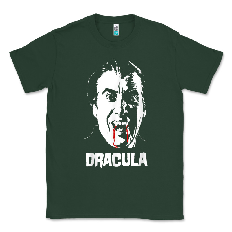 Dracula Vampire Classic Horror Flick White T Shirt Classic Tee by InspiraDesign | Teevron