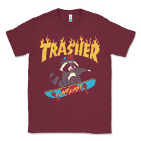 Burgundy trasher Classic Tee - InspiraDesign